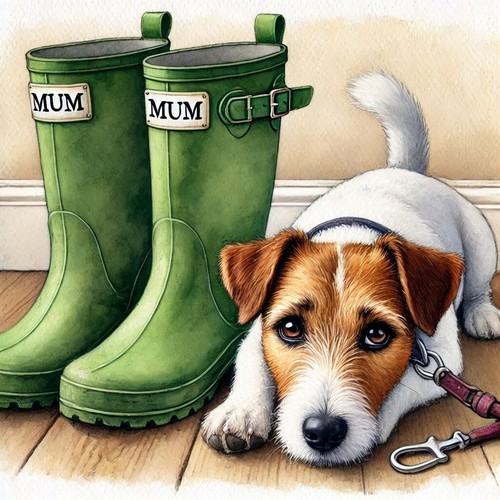 Single luxury jack russell mum - single,