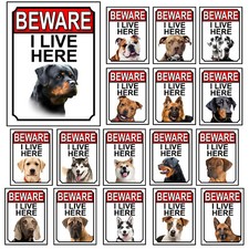 Dog Breeds Gate Signs Beware I