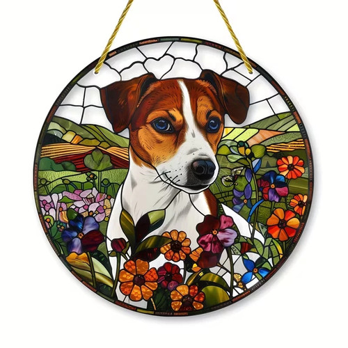 Jack russell dog suncatcher - jack,