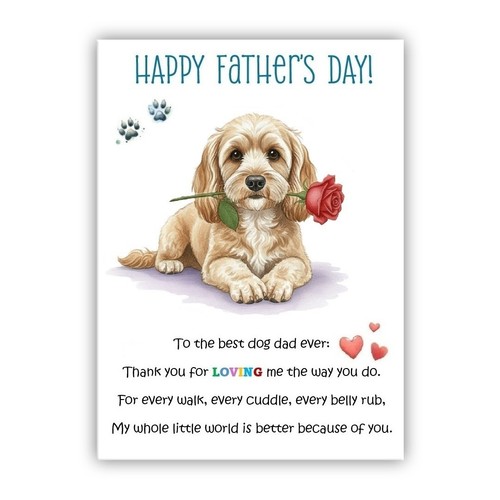 Father day card from the - day,